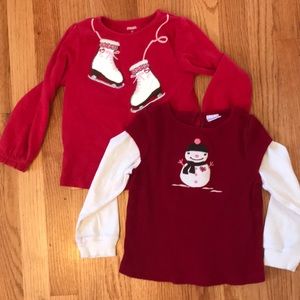 Bundle 2 Gymboree Winter Shirts